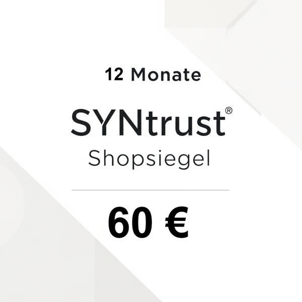 Shop-Siegel 12-Monate