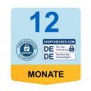 Shop-Siegel 12-Monate