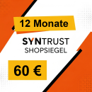 Shop-Siegel 12-Monate